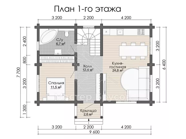 1 этаж