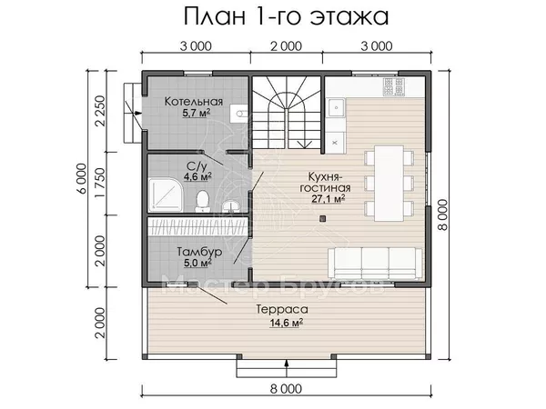 1 этаж