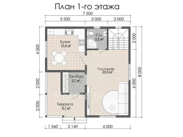 1 этаж