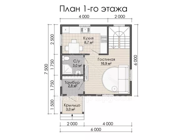 1 этаж
