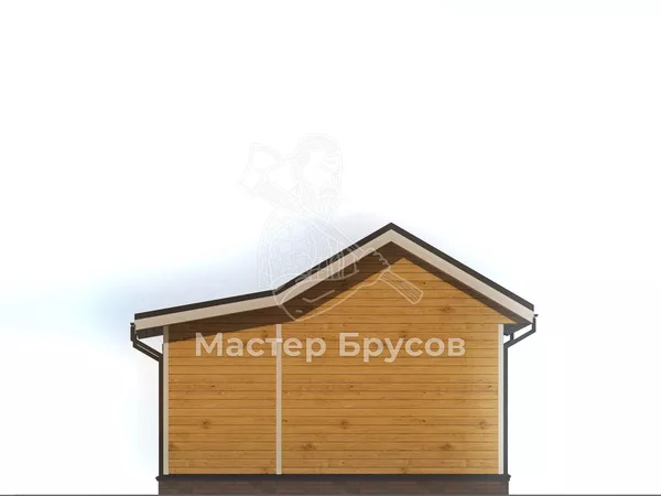 Баня из бруса «» фасад 3
