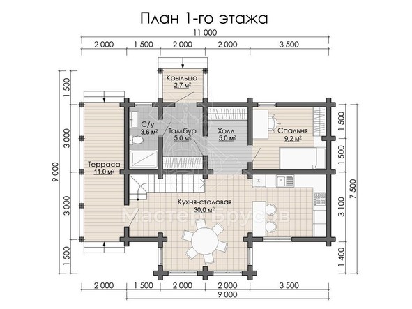 1 этаж