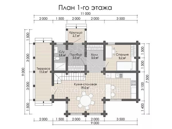 1 этаж