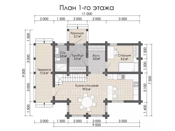 1 этаж
