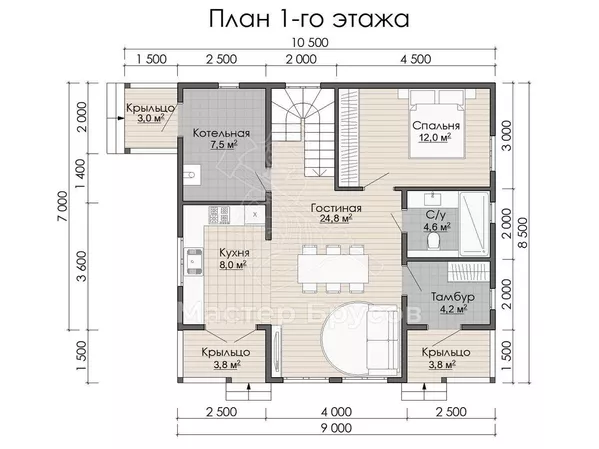 1 этаж