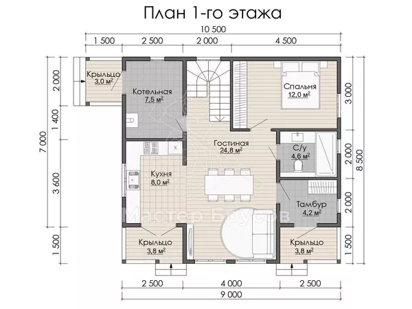 1 этаж