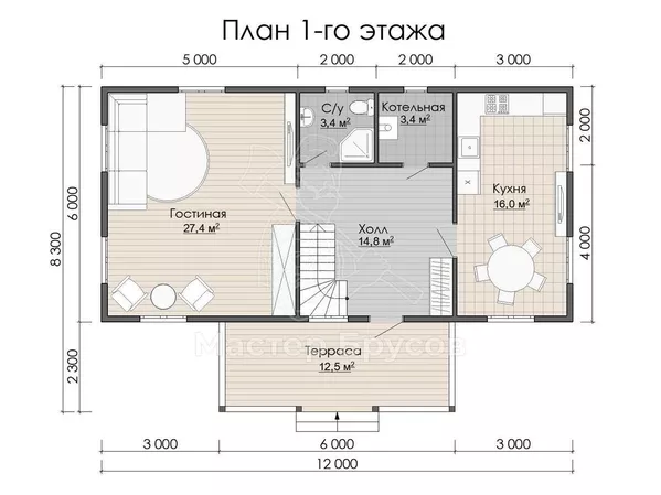 1 этаж