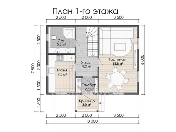 1 этаж