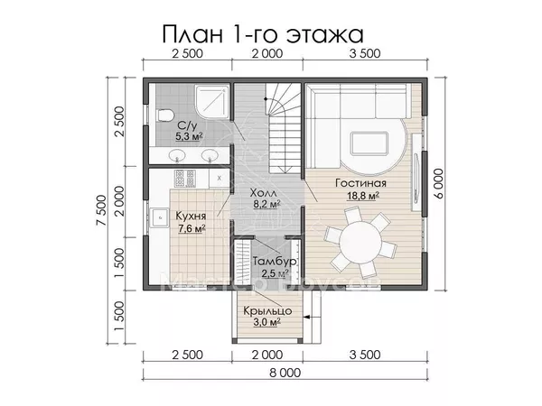 1 этаж