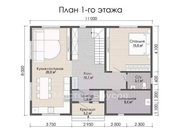 1 этаж