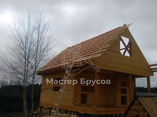 Баня из бруса 6х8 в Солнечногорске