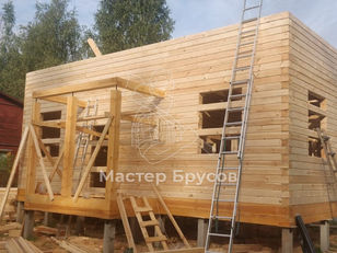 Дом из бруса 7,5х9 в снт Лесное