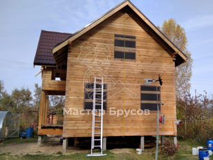 Дом из бруса 7,5х9 в снт Лесное