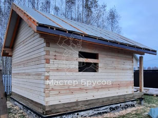 Баня из бруса в Кумордино
