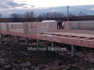 Баня из бруса в КП Рыболово-Парк