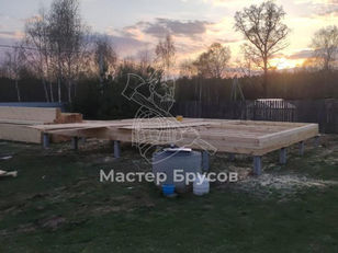 Дом из бруса в д. Левкино 