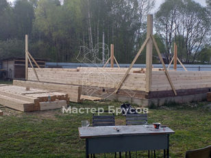 Дом из бруса в д. Абрамово 